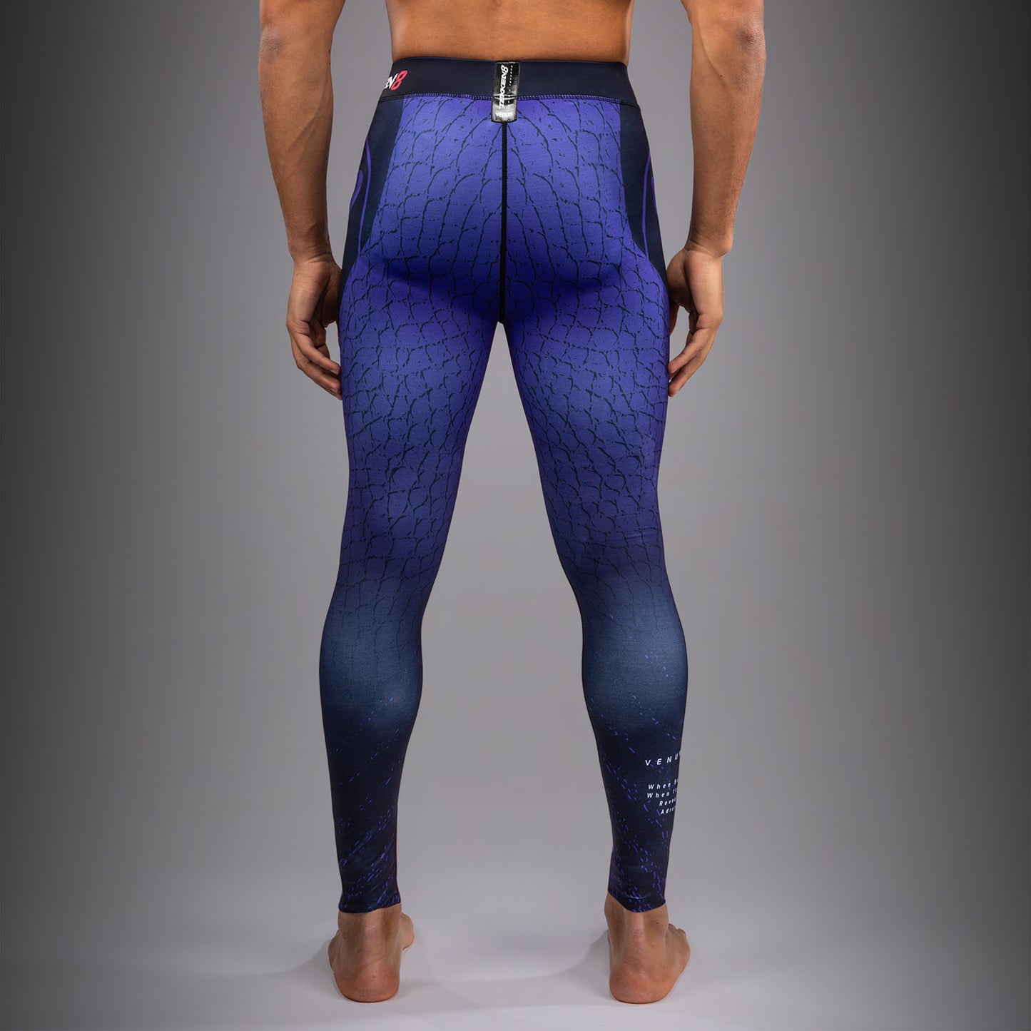 Venum x TEKKEN 8 Spats - Kazuya - Zwart/Blauw