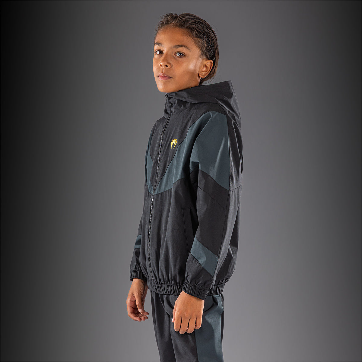 Venum Vectra Trainingsjack voor kinderen - Zwart/Goud