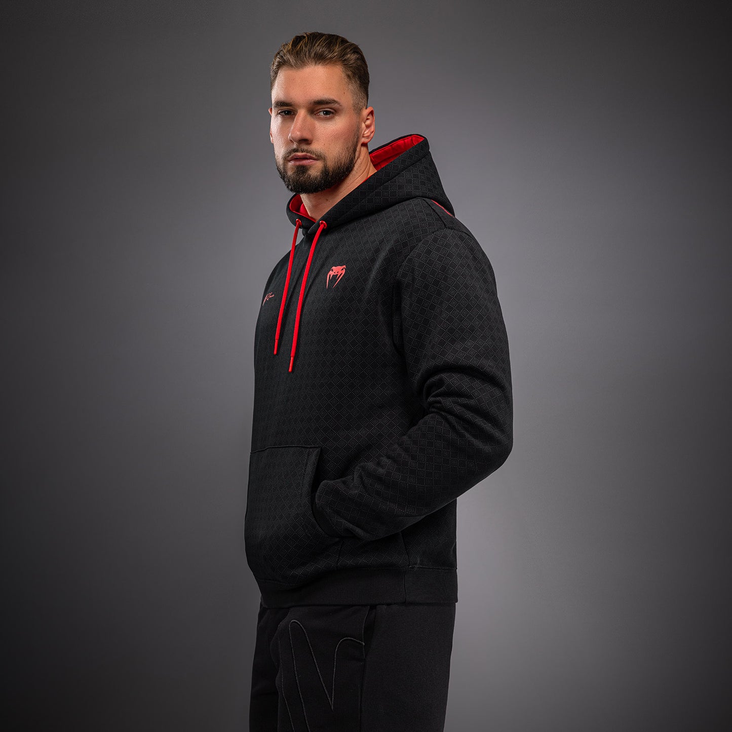 Venum x Roger Gracie Signature Hoodie - Zwart/Rood