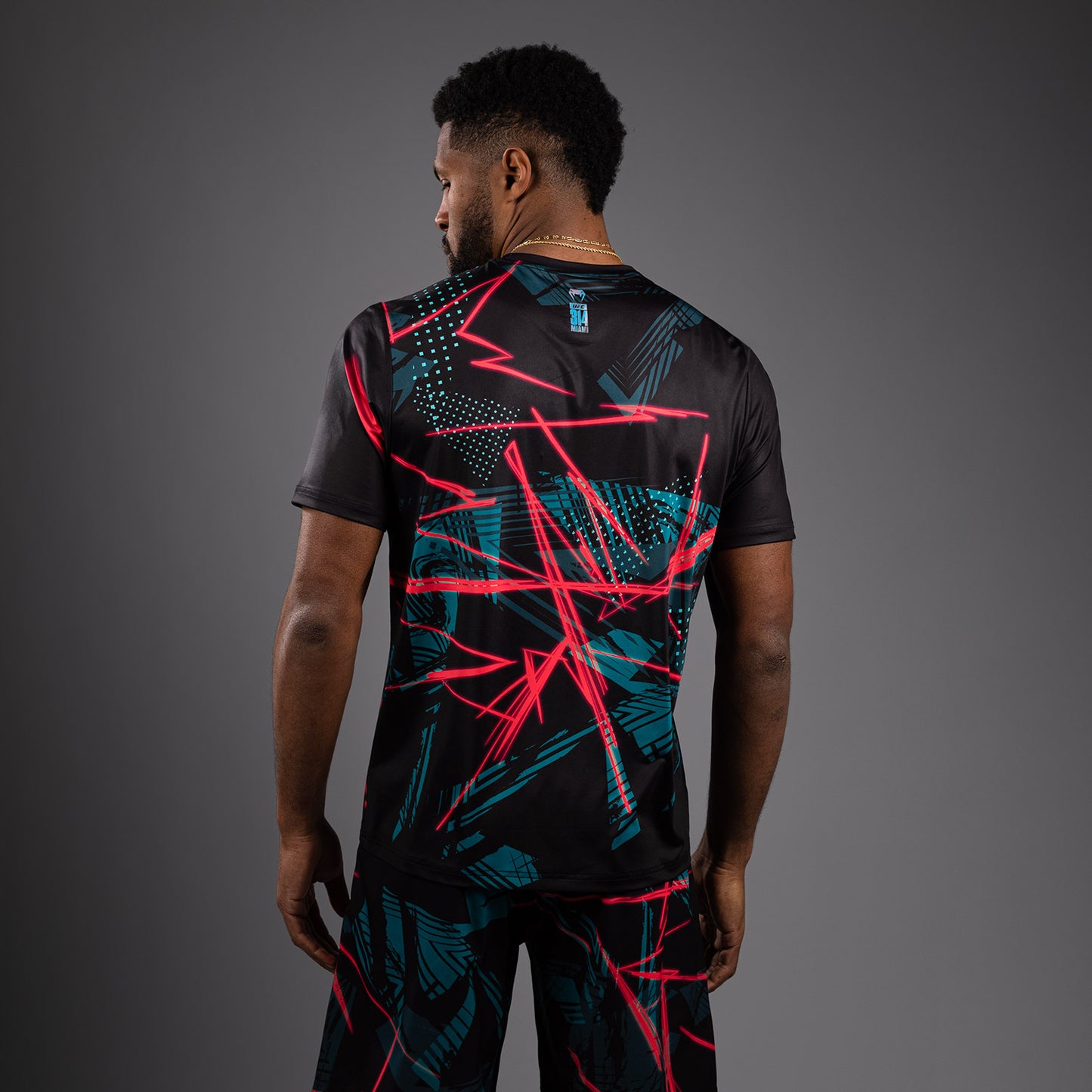 UFC Fusion By Venum Miami Edition Fight Week Heren Dry-Tech T-shirt - Zwart