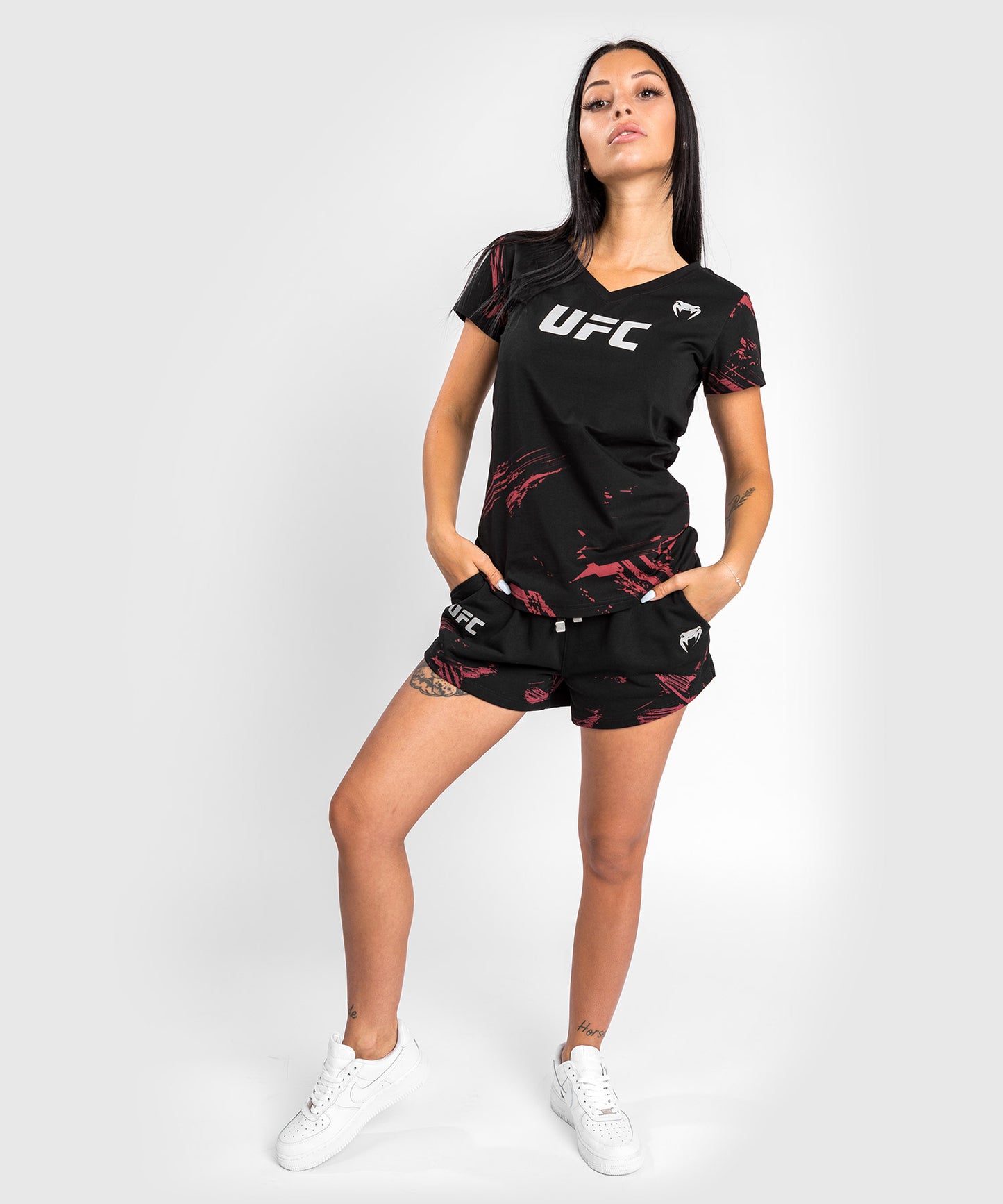 UFC Venum Authentic Fight Week 2.0 T-Shirt - Voor Dames - Zwart