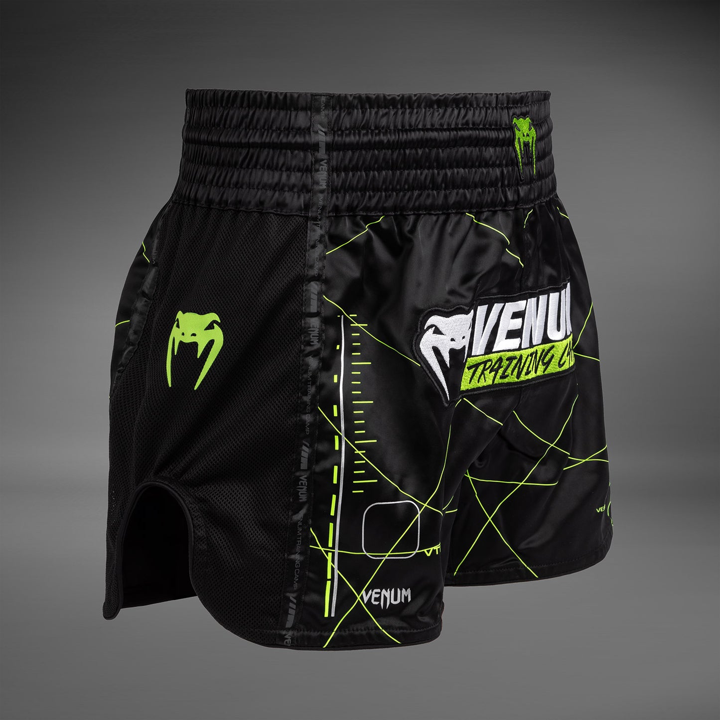 Venum Training Camp 4.0 Muay Thai broek - Zwart/Neon groen