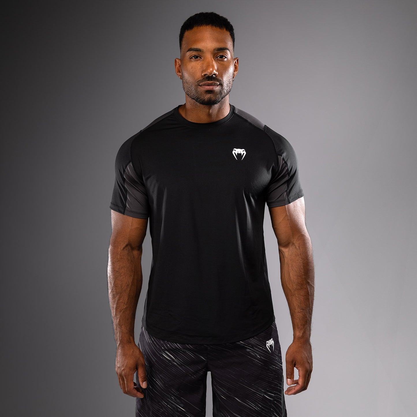 Venum Rapid Dry-Tech Shirt - Zwart/Stormgrijs