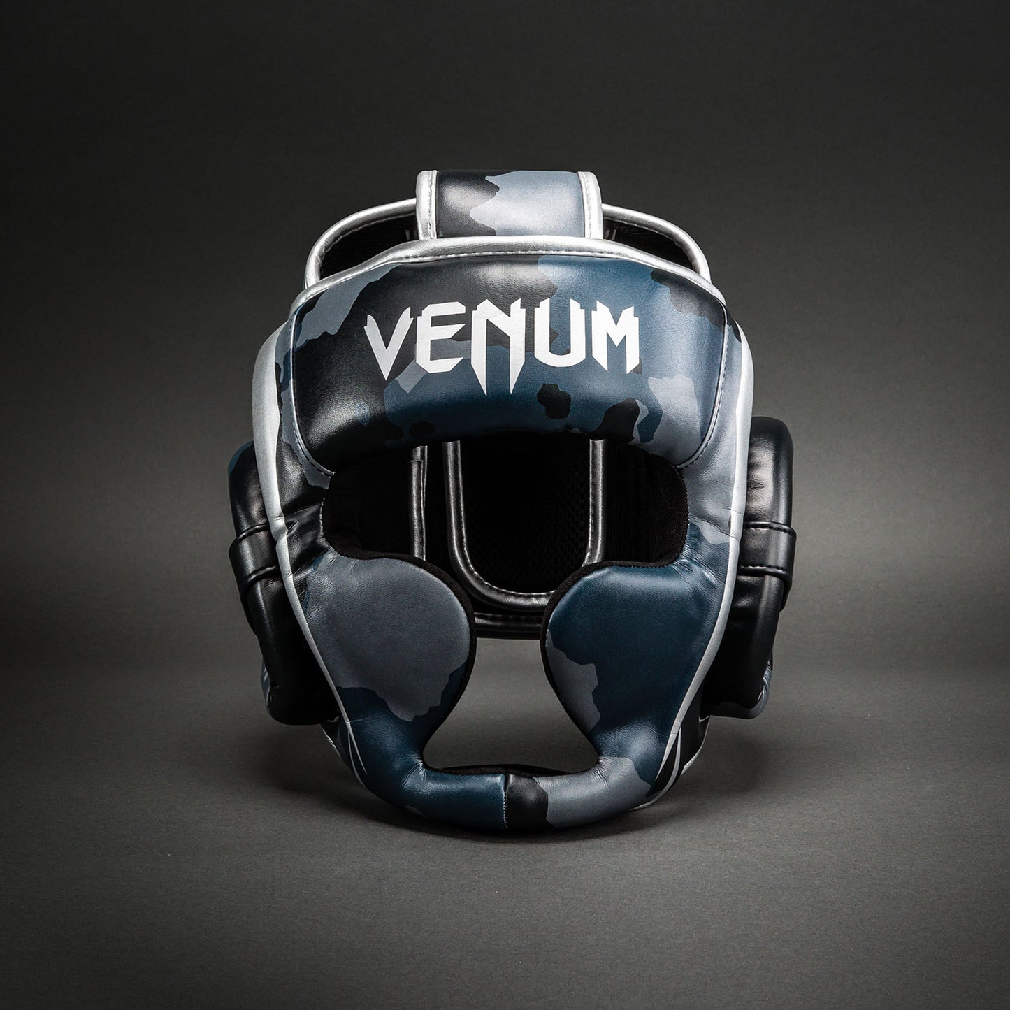 Venum Elite Camo Hoofdbeschermer – Donker Marineblauw/Blauw