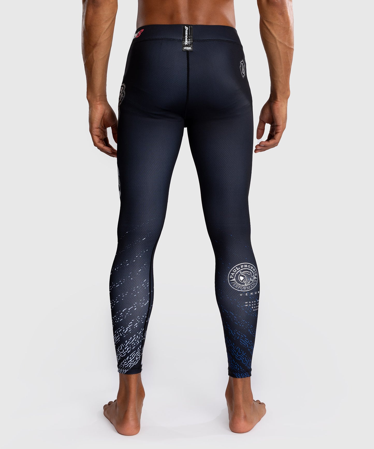 Venum x TEKKEN 8 - Paul Phoenix Spats - Zwart/Blauw
