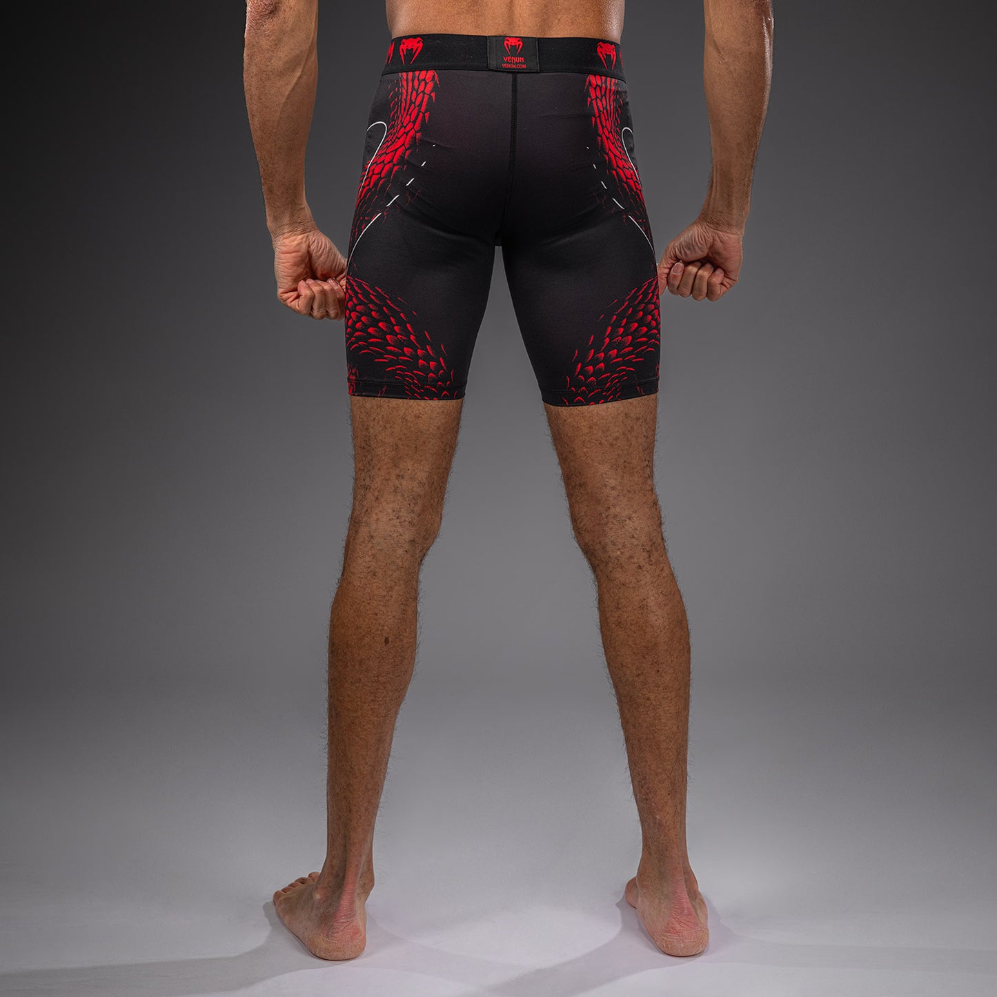 Venum Matupa Compressieshort - Zwart/Rood/Zilver