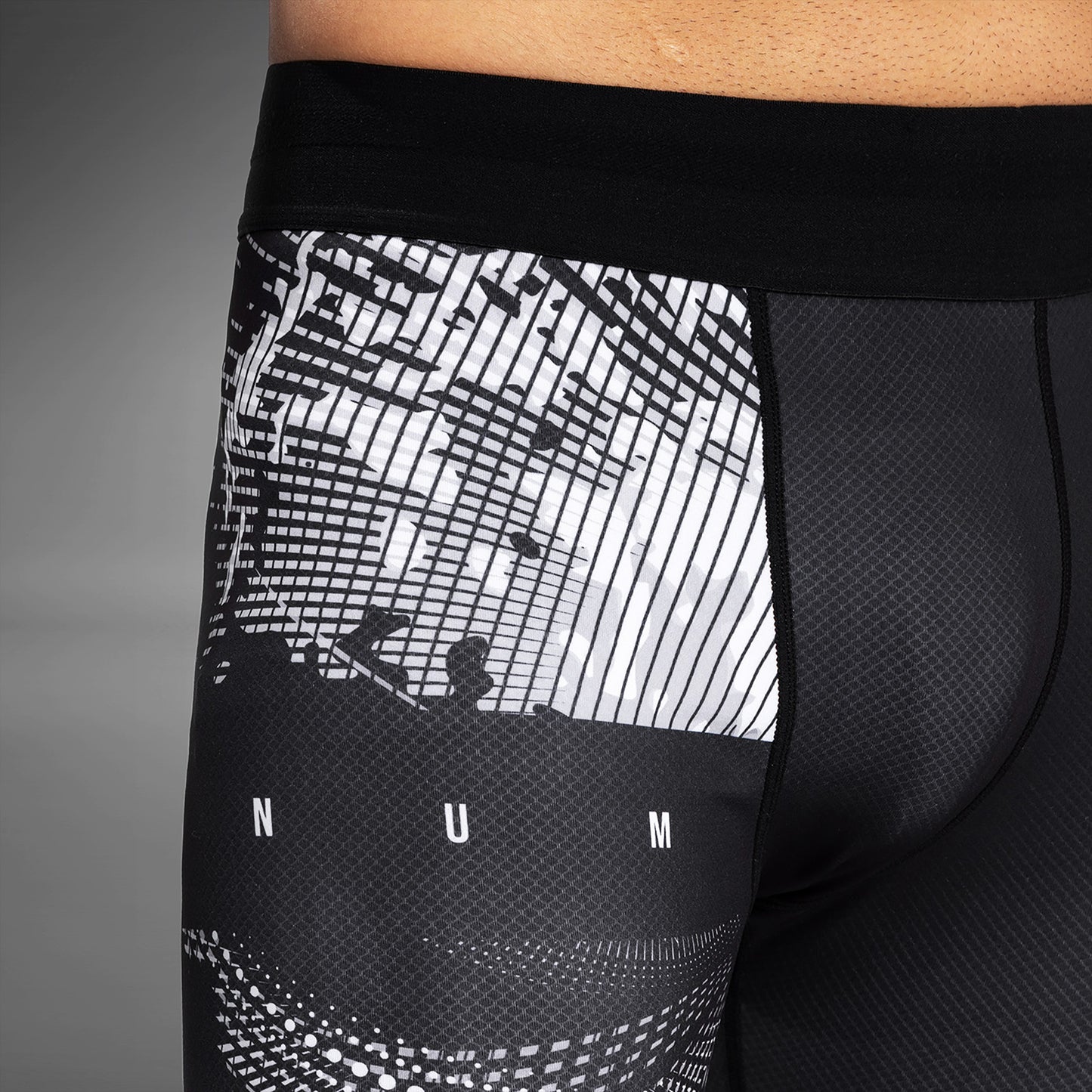 Venum Gorilla Jungle Compressiebroek - Zwart/Wit