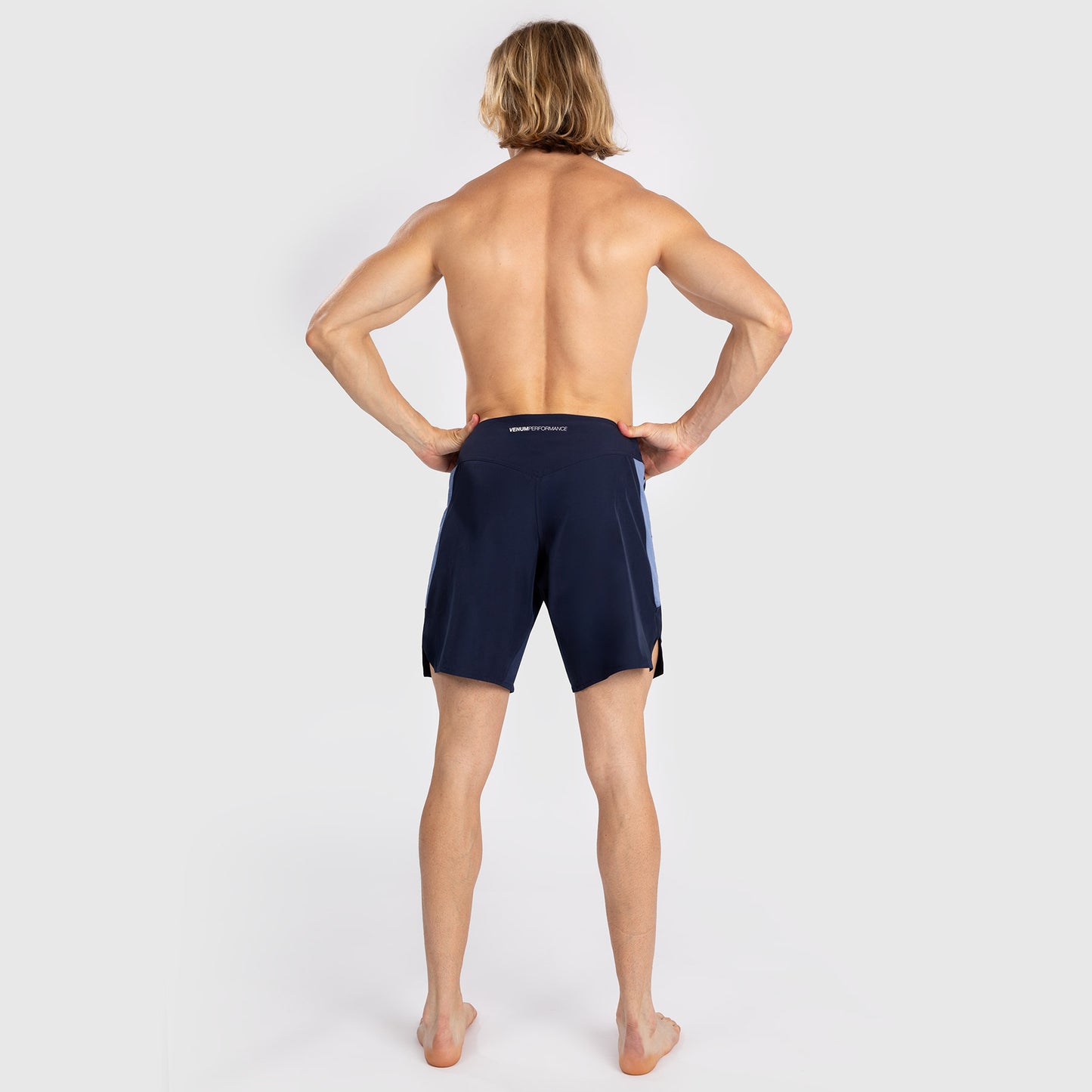 Venum Tempest Heren Vechtshorts - Marineblauw/Blauw