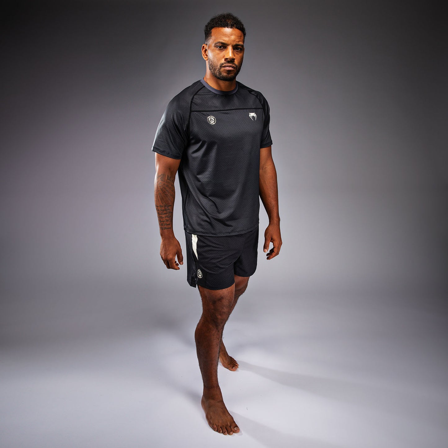 Venum x Roger Gracie Academy Dry Tech T-shirt - Zwart