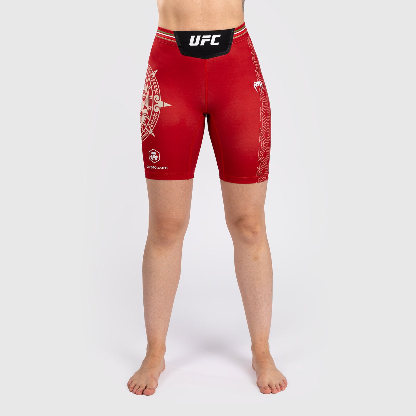 Noche UFC by Venum Authentic Fight Night Dames Vale Tudo Short - Long Fit - Rood
