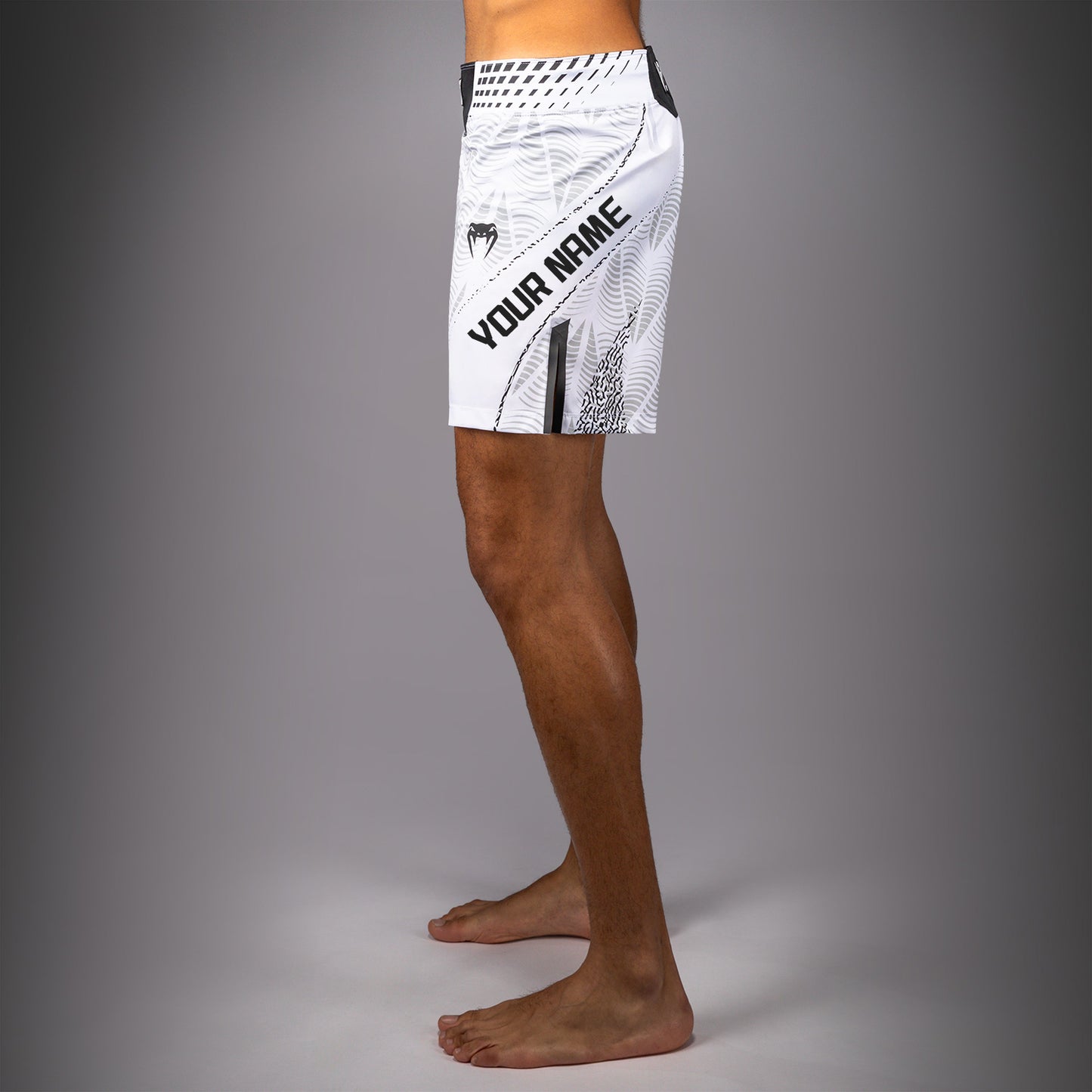UFC Zenith by Venum Authentic Fight Night Short Fit Fight Short Heren Personalized - Wit