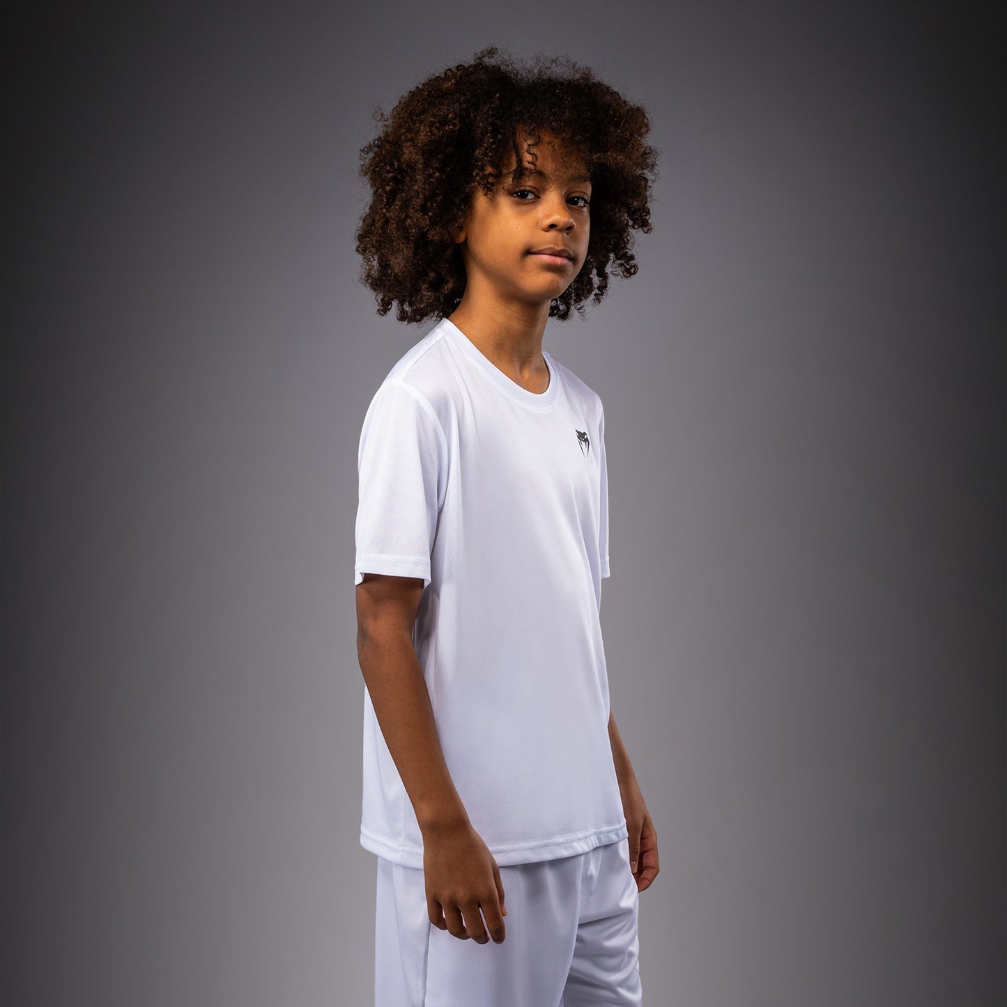 Venum Lineup T-shirt met korte mouwen voor jeugd - Wit/Zwart