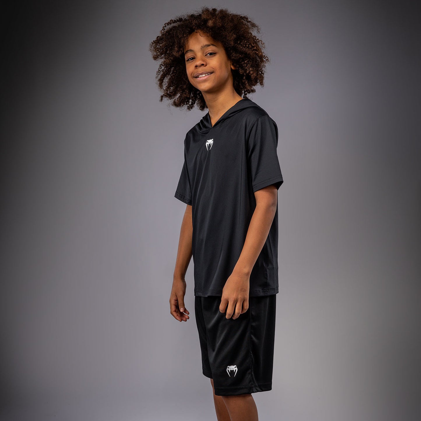 Venum Elite Mouwloos Dry Tech Hoodie voor Kinderen - Zwart