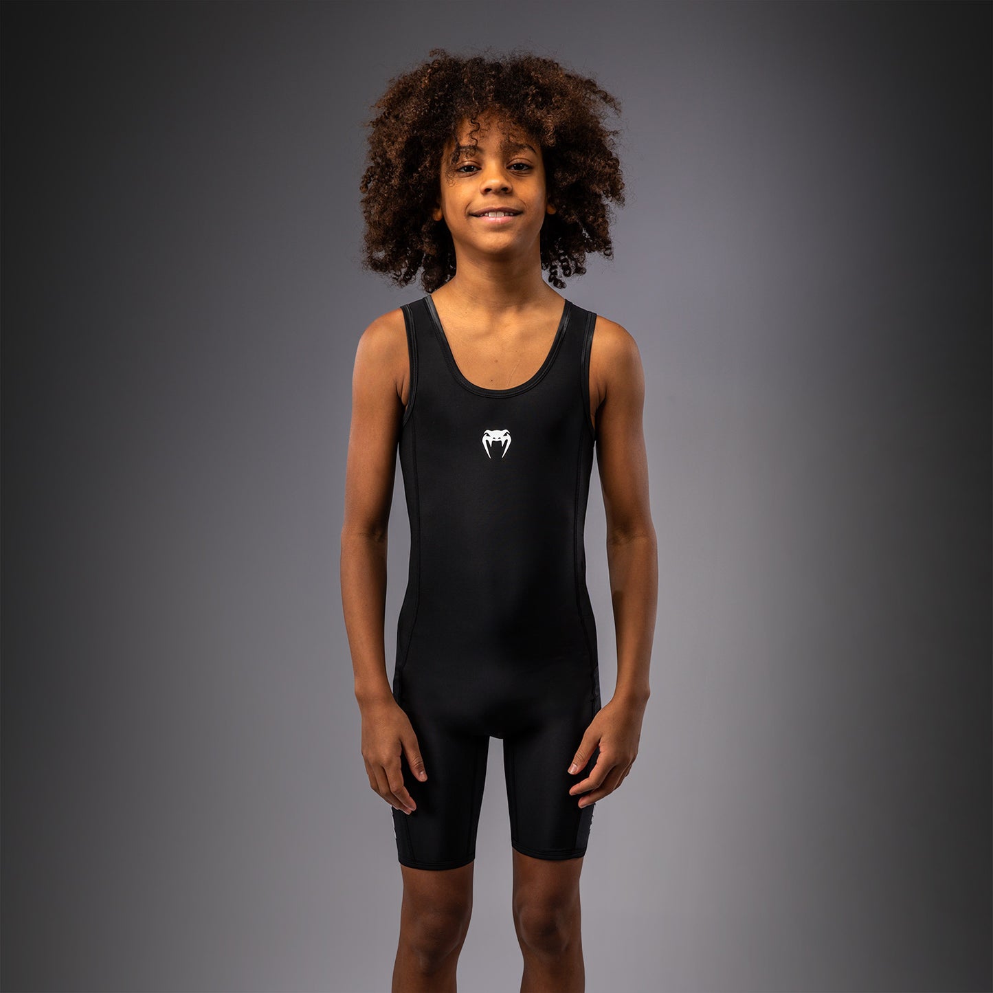 Venum Challenger Worstel Singlet voor kinderen – Zwart