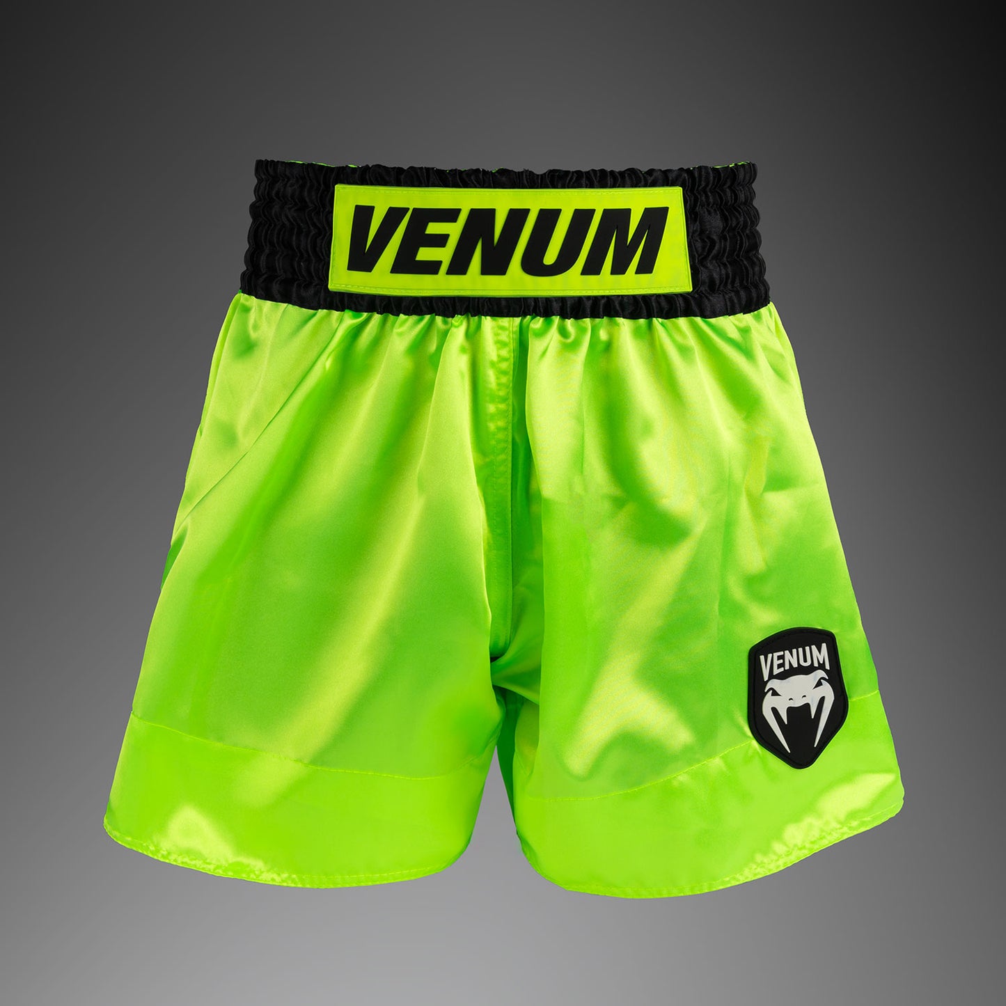 Venum Classic Evo Muay Thai Shorts - Neon Geel/Zwart