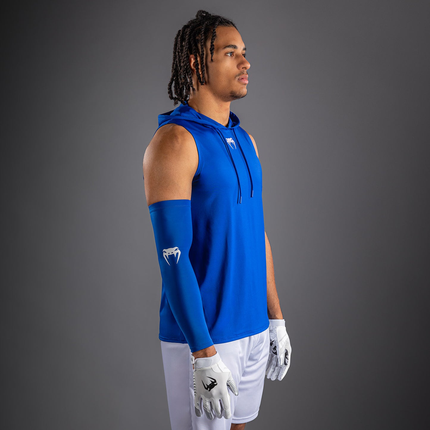 Venum Elite Mouwloos Dry Tech Hoodie - Koningsblauw