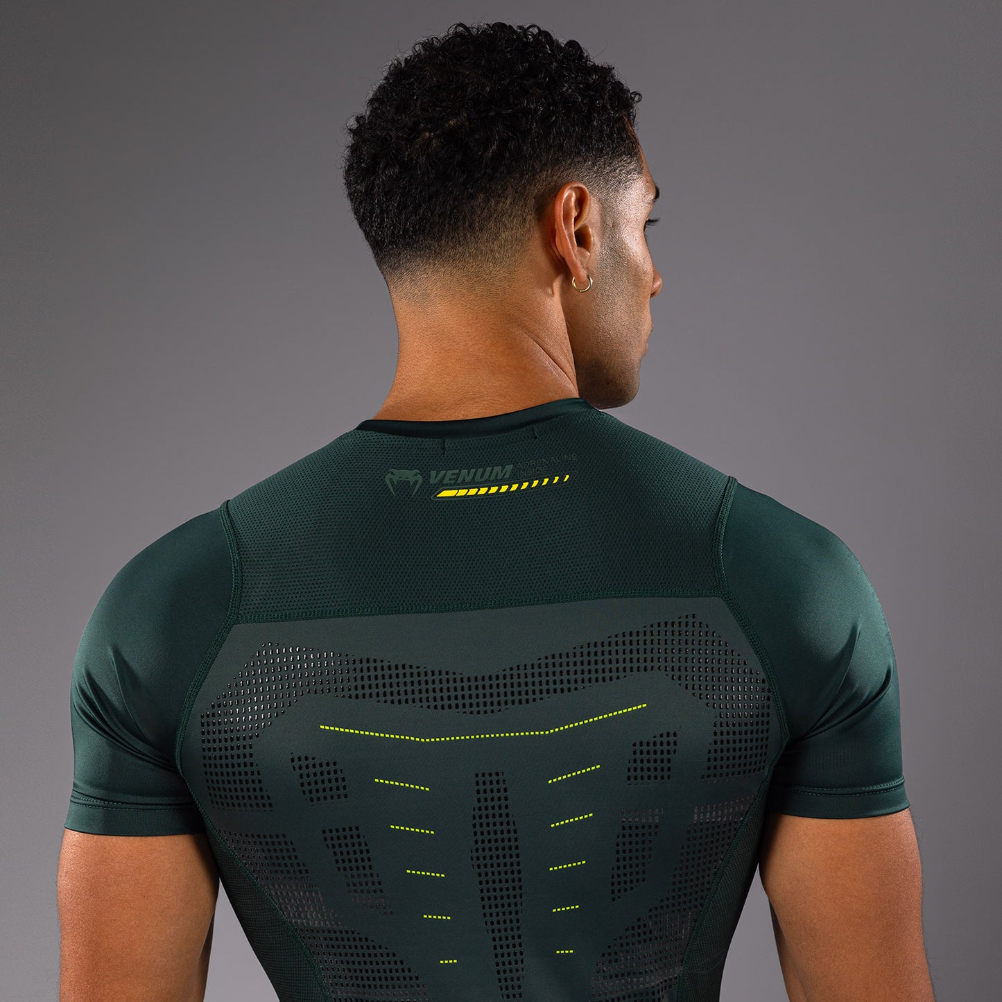 Venum Technical 3.0 T-shirt Rashguard - Bosgroen