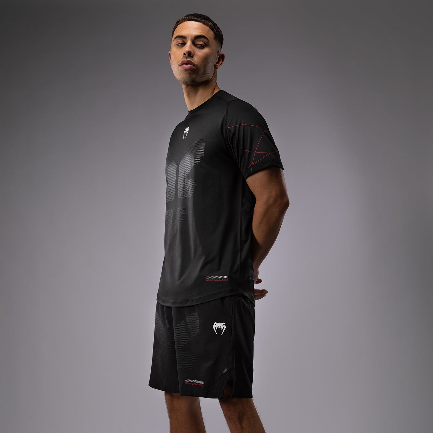 Venum Tactical XT Dry Tech T-shirt - Zwart/Vuurrood