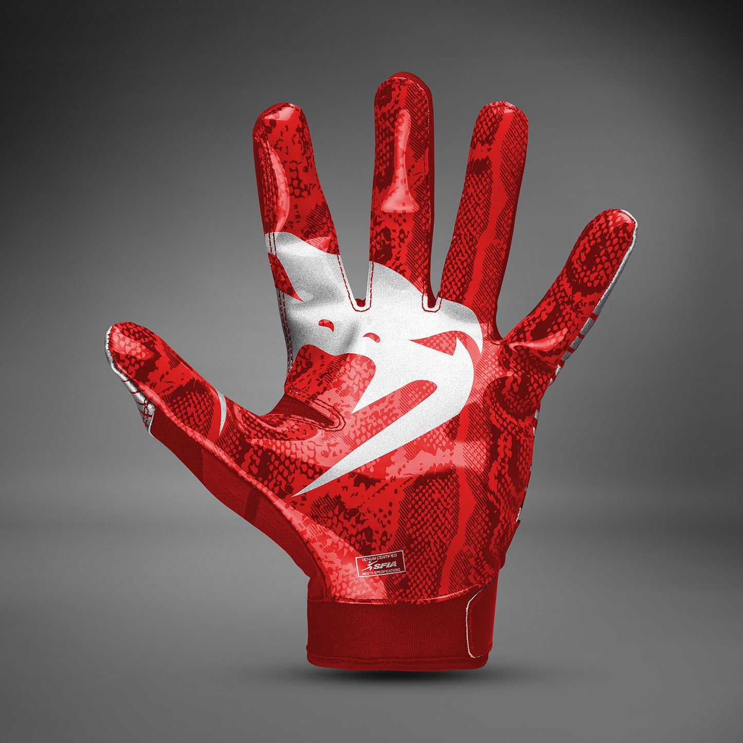 Venum Elite Voetbalhandschoenen - Rood/Zilver