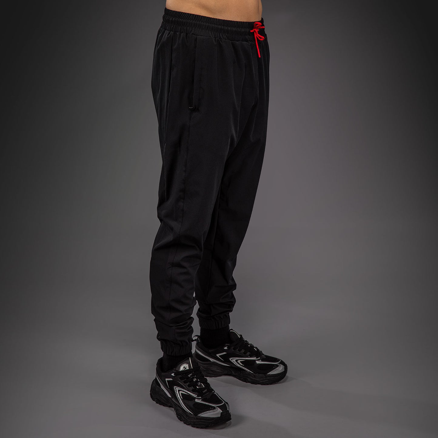 Venum x Mike Tyson Tiger Joggers - Diep Zwart/Intens Rood