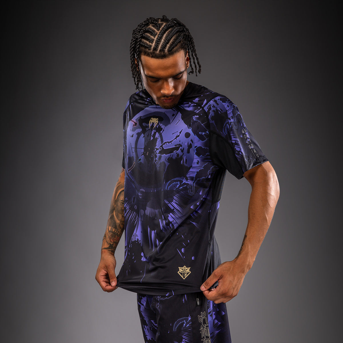 Jujutsu Kaisen x Venum Gojo Dry Tech T-shirt – Paars