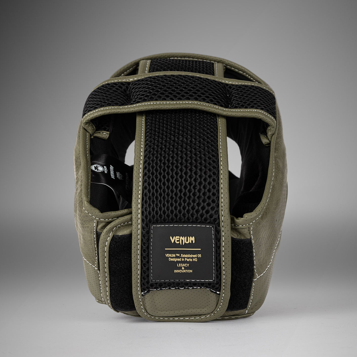 Venum Impact Evo Scales Hoofdbeschermer – Legergroen