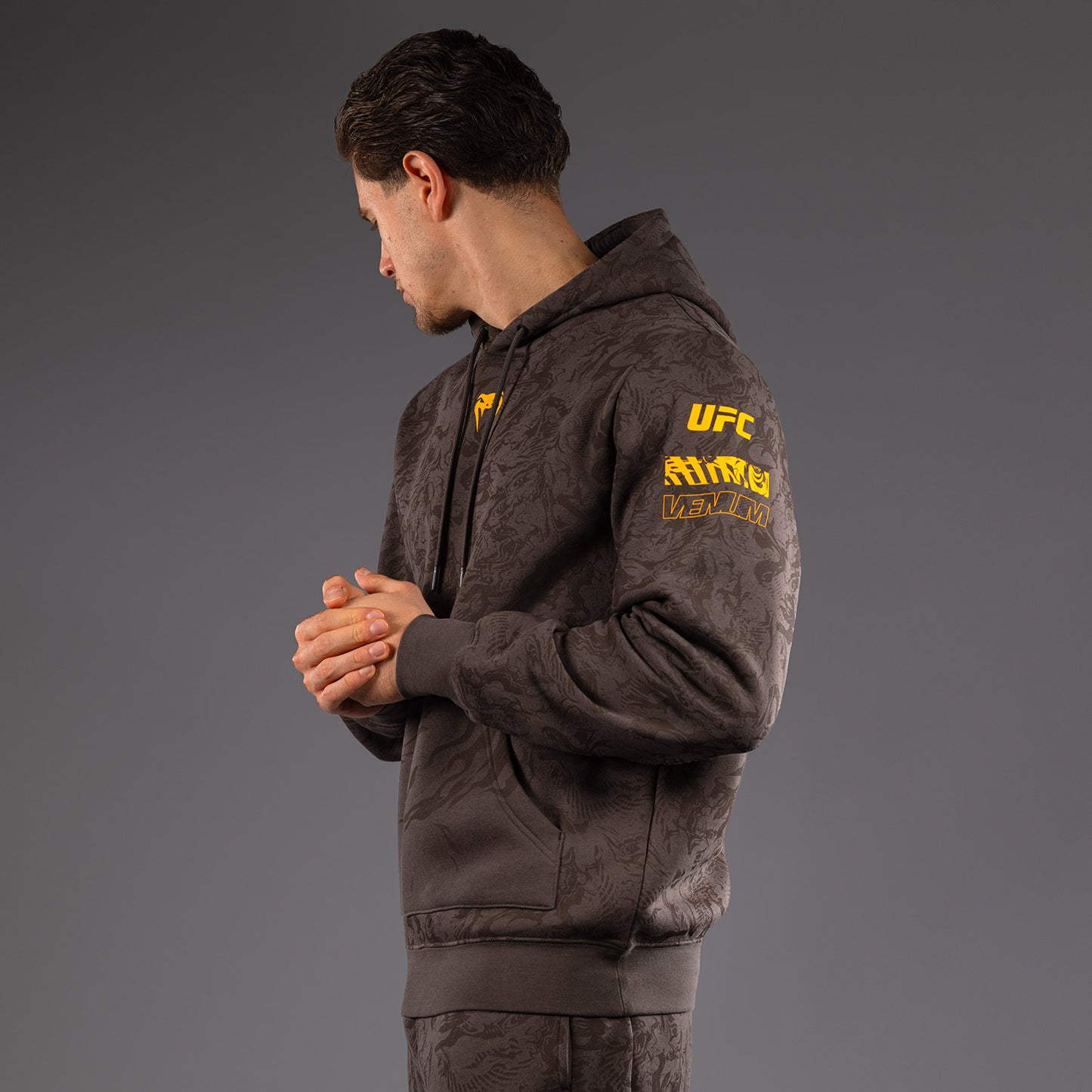 UFC Fusion by Venum Fight Week Hoodie voor Heren - Earthen Brown