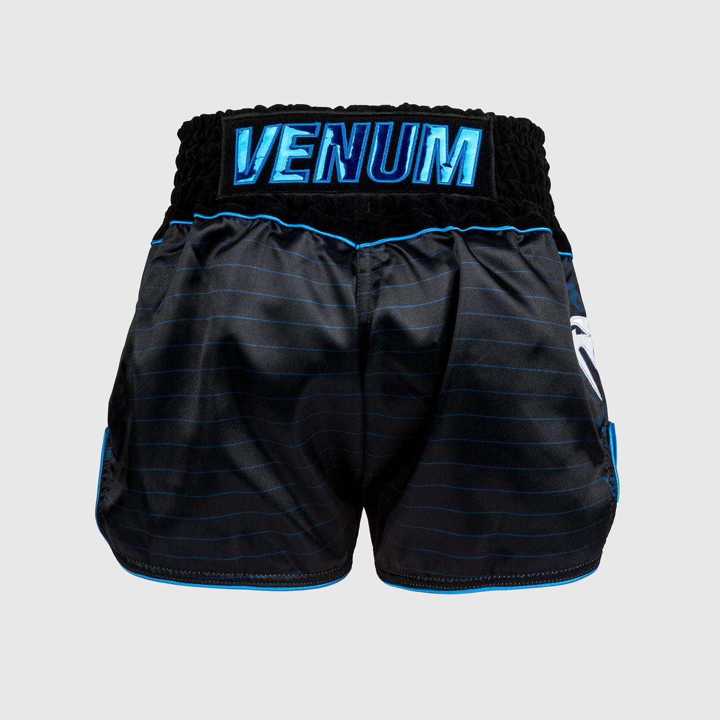 Venum Attack Muay Thai Shorts - Zwart/Blauw