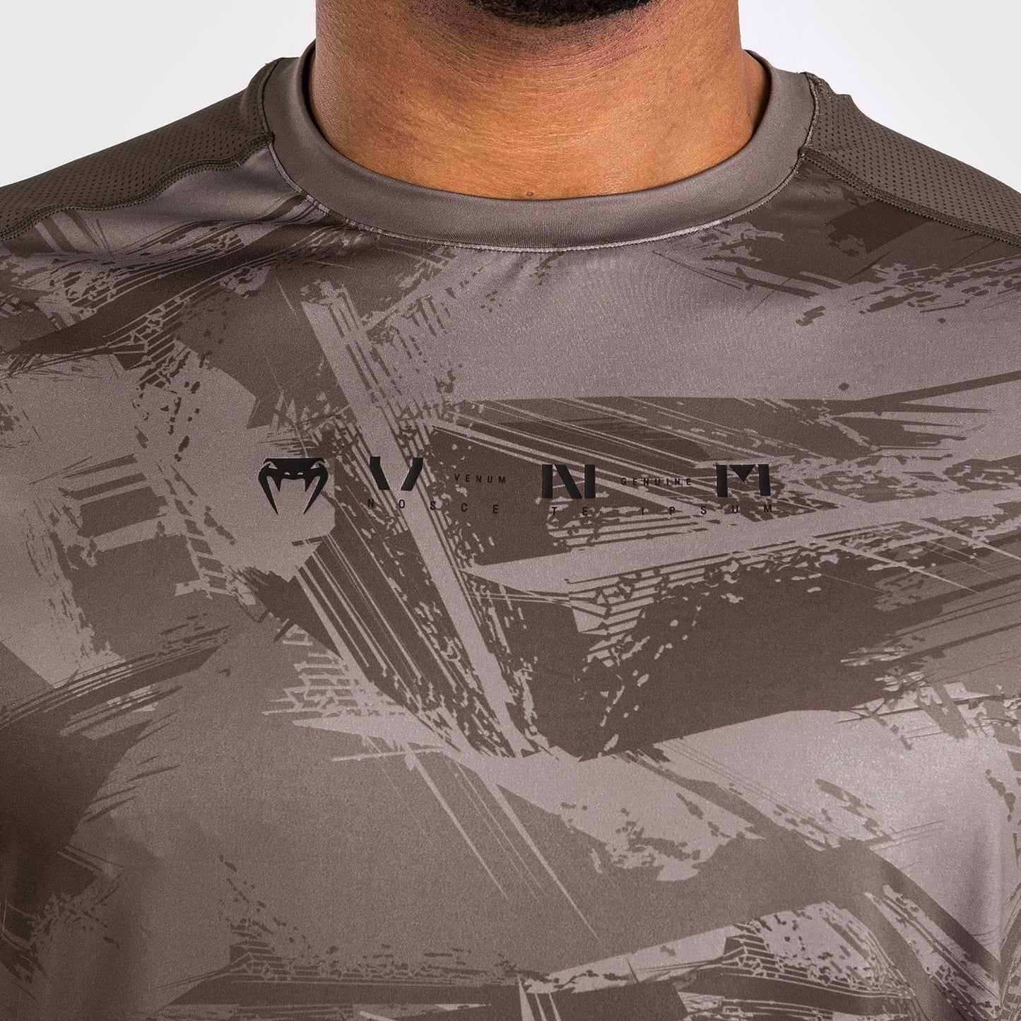 Venum Electron 3.0 Dry-Tech t-shirt - Zand