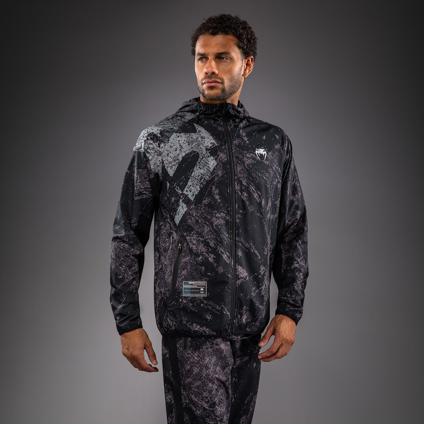 Venum Rage & Workout Trainingsjack - Zwart/Grijs