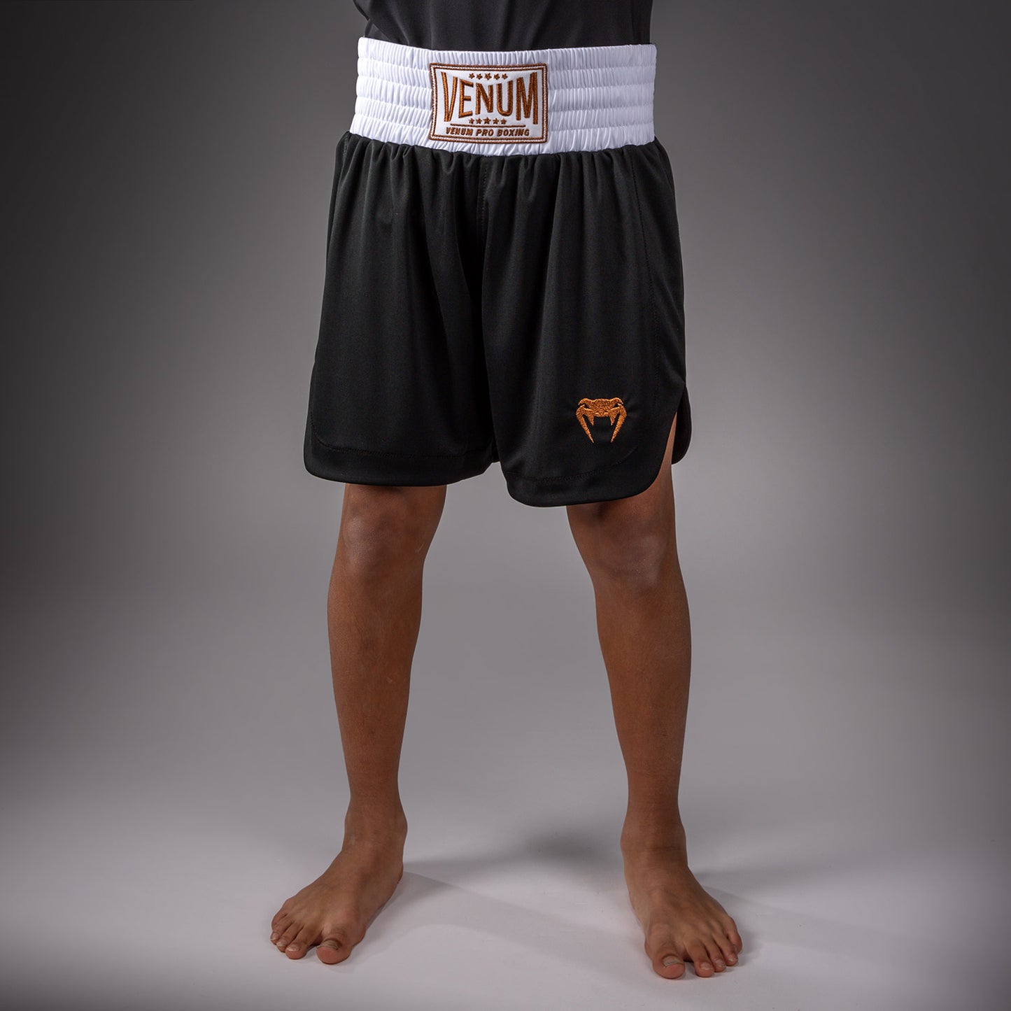 Venum Classic Boksshort Voor Kinderen – Zwart/Goud