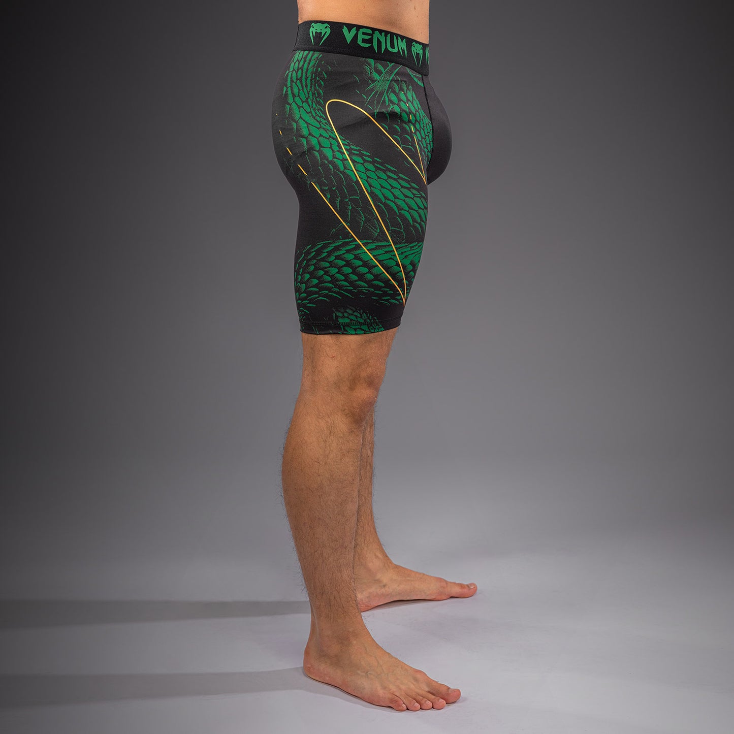 Venum Matupa Compressieshort - Zwart/Groen/Goud