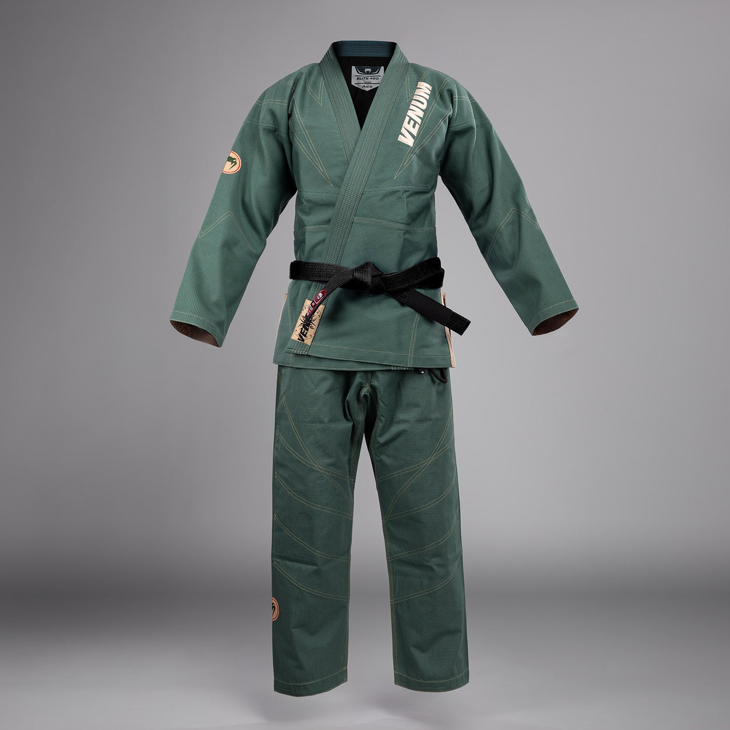 Venum Elite 5.0 Brazilian Jiu Jitsu Gi (450 gsm) - Bosgroen