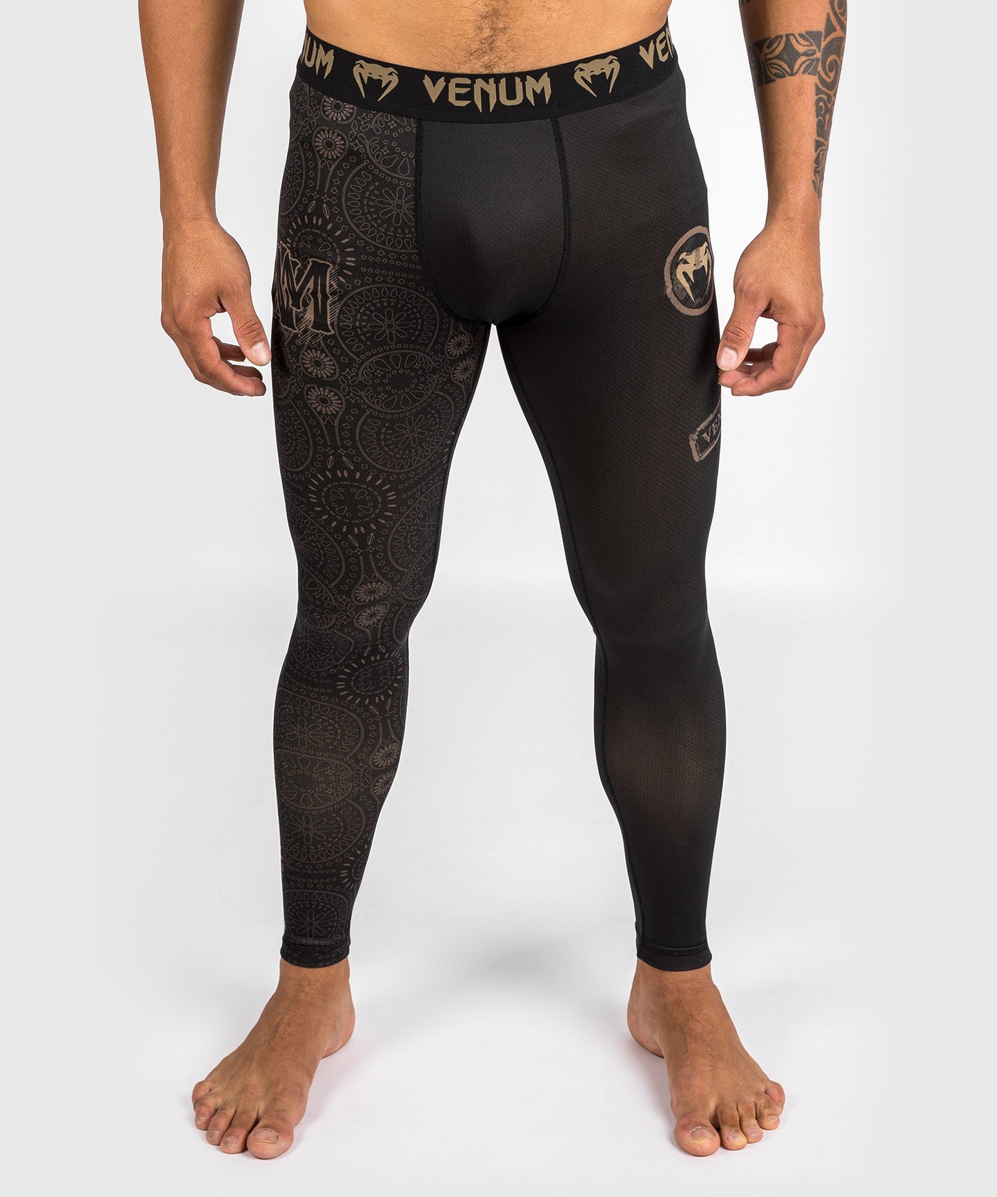 Venum Santa Muerte Dark Side - Spats - Zwart/Bruin