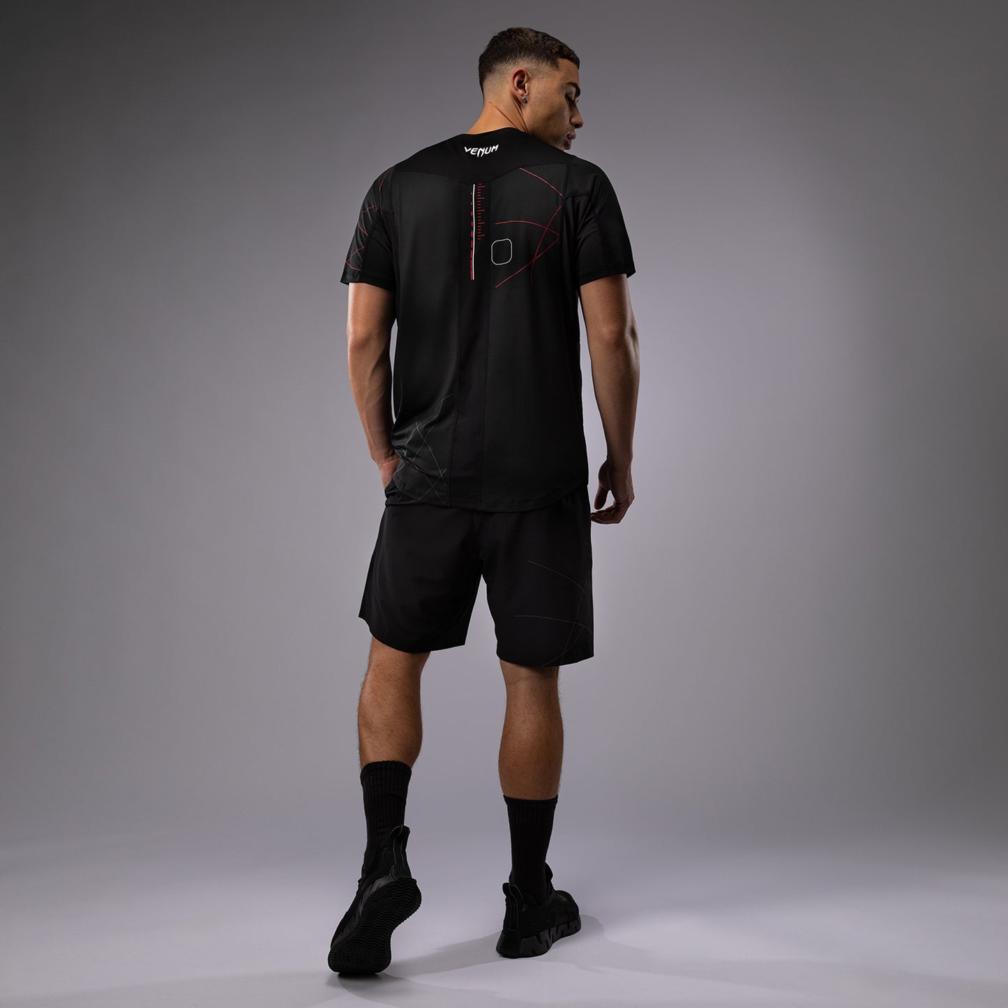 Venum Tactical XT Dry Tech T-shirt - Zwart/Vuurrood