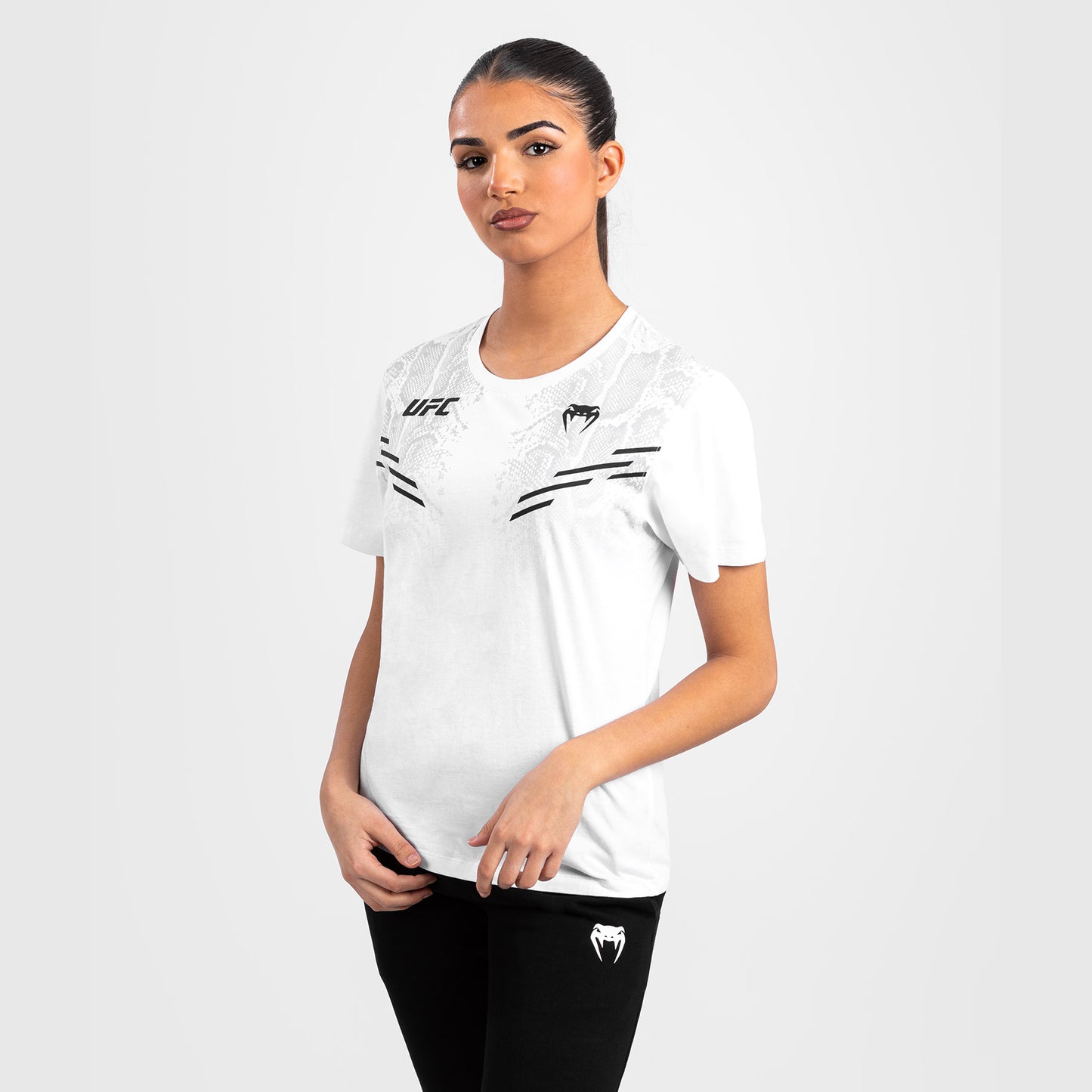 UFC Adrenaline by Venum Replica Dames-T-shirt met korte mouwen - Wit