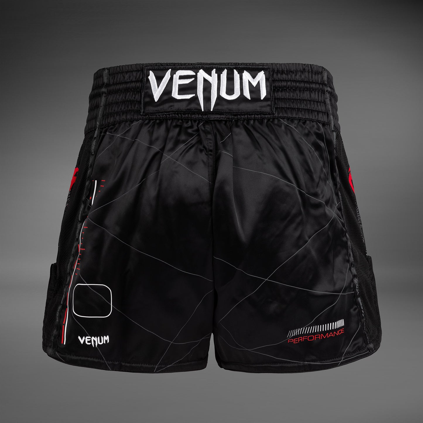 Venum Tactical XT Muay Thai broek - Zwart/Vuurrood
