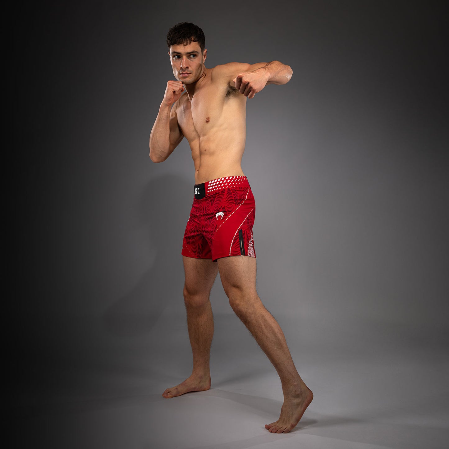 UFC Zenith by Venum Authentic Fight Night Short Fit Fight Short Heren - Rood