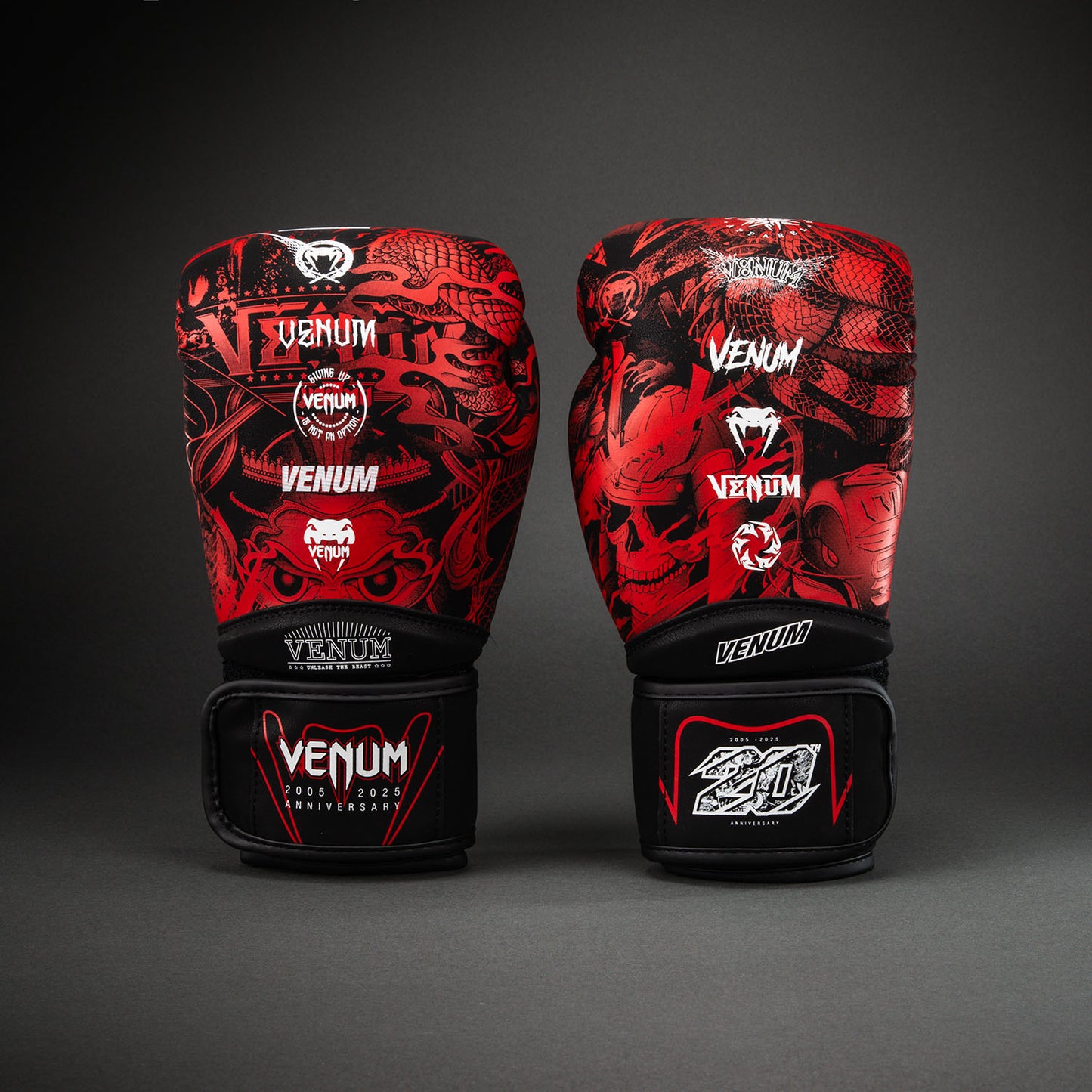 Venum 20th Anniversary Bokshandschoenen - Zwart/Rood