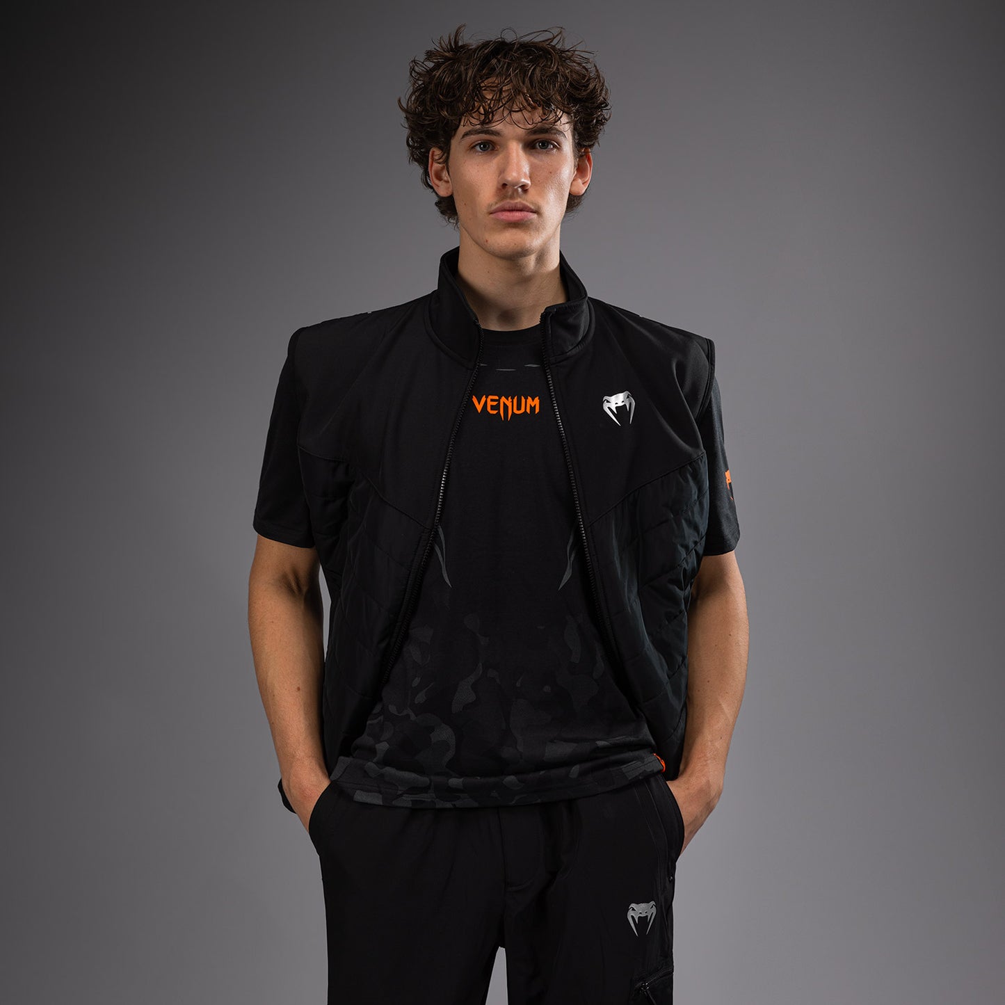 Venum Paddock Softshell Jas Korte Mouwen - Zwart