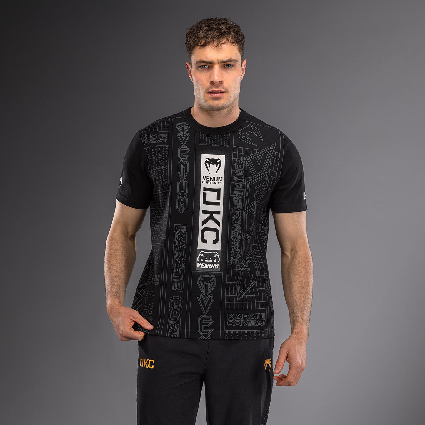 Karate Combat by Venum T-shirt – Zwart/Grijs