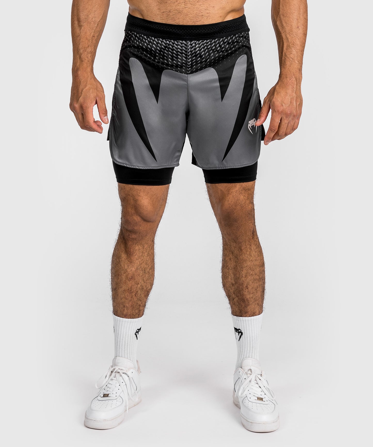 Venum Attack Heren Fight Shorts - Zwart