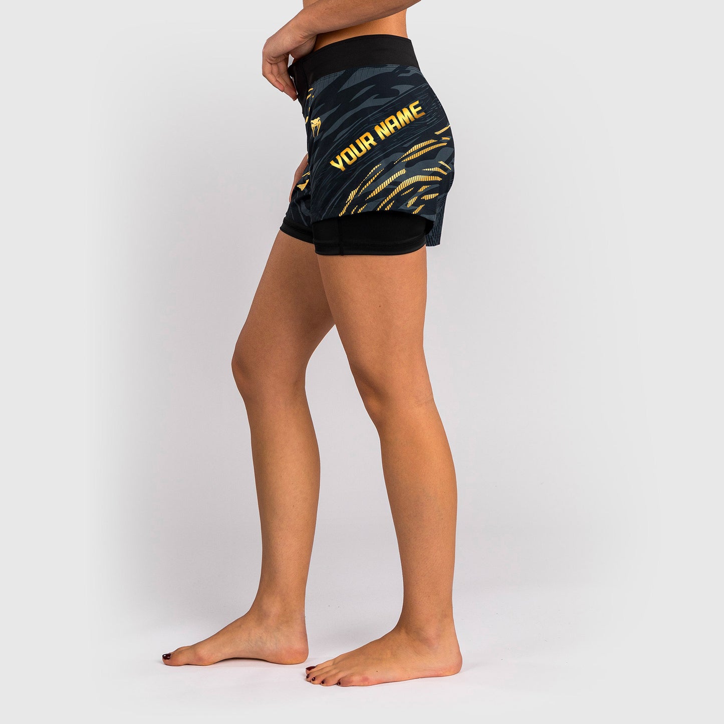UFC Fusion by Venum Personalized Authentic Fight Night Fight Shorts voor Dames - Kampioen