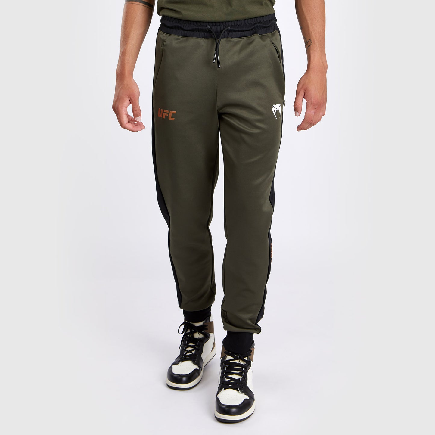 UFC Adrenaline by Venum Fight Week Performance joggingbroek voor Heren - Khaki/Brons