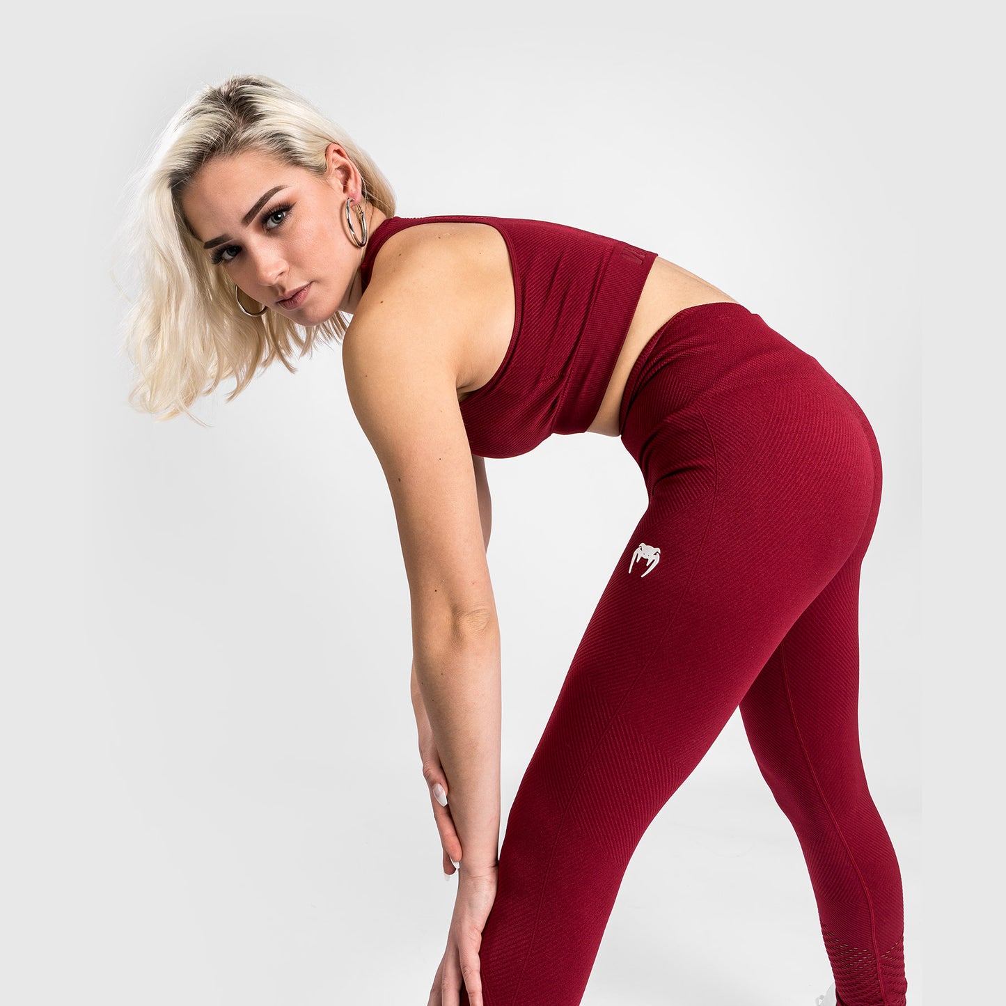 ⅞ legging Venum Sparring Seamless  - Bordeaux