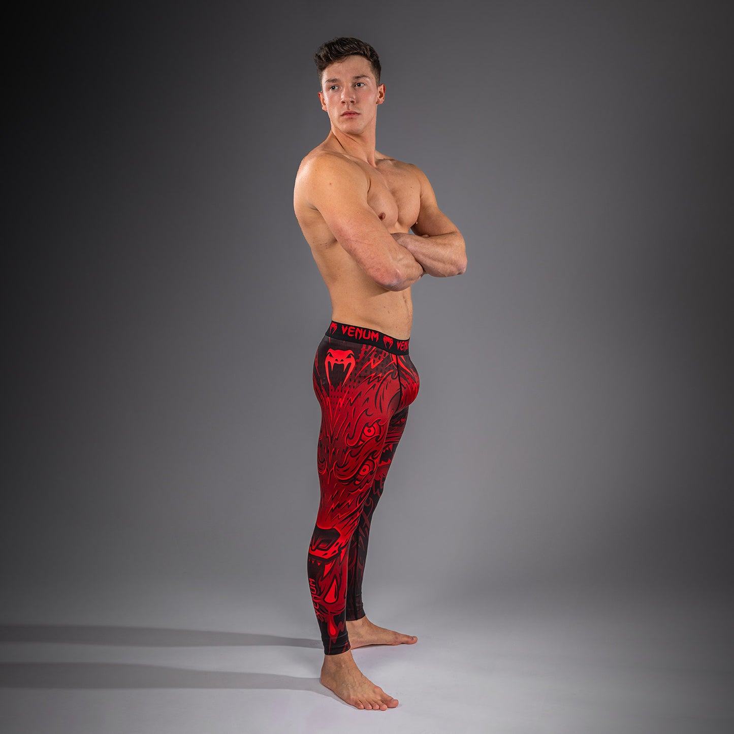 Venum Wolf Atak Spats – Zwart/Rood