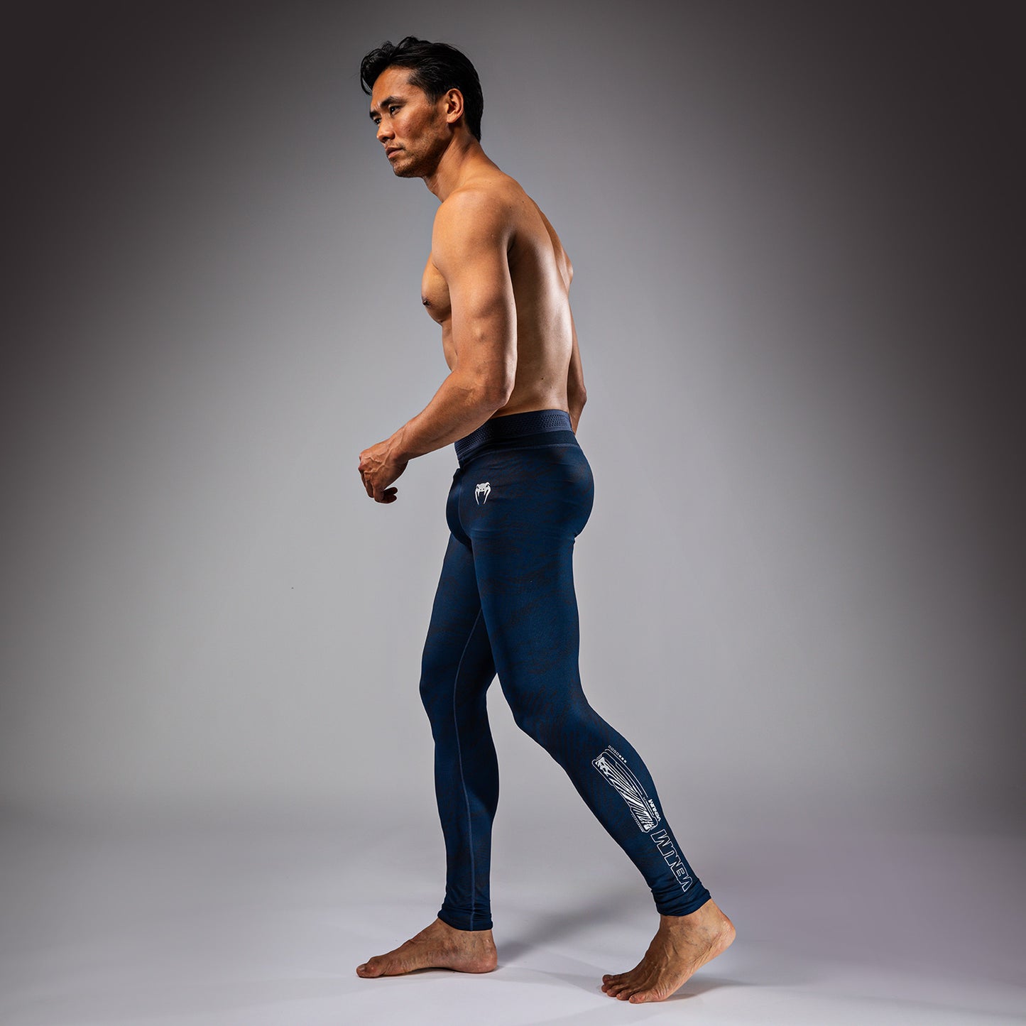UFC Fusion by Venum Fight Week Performance Leggings voor Heren - Oceaanblauw