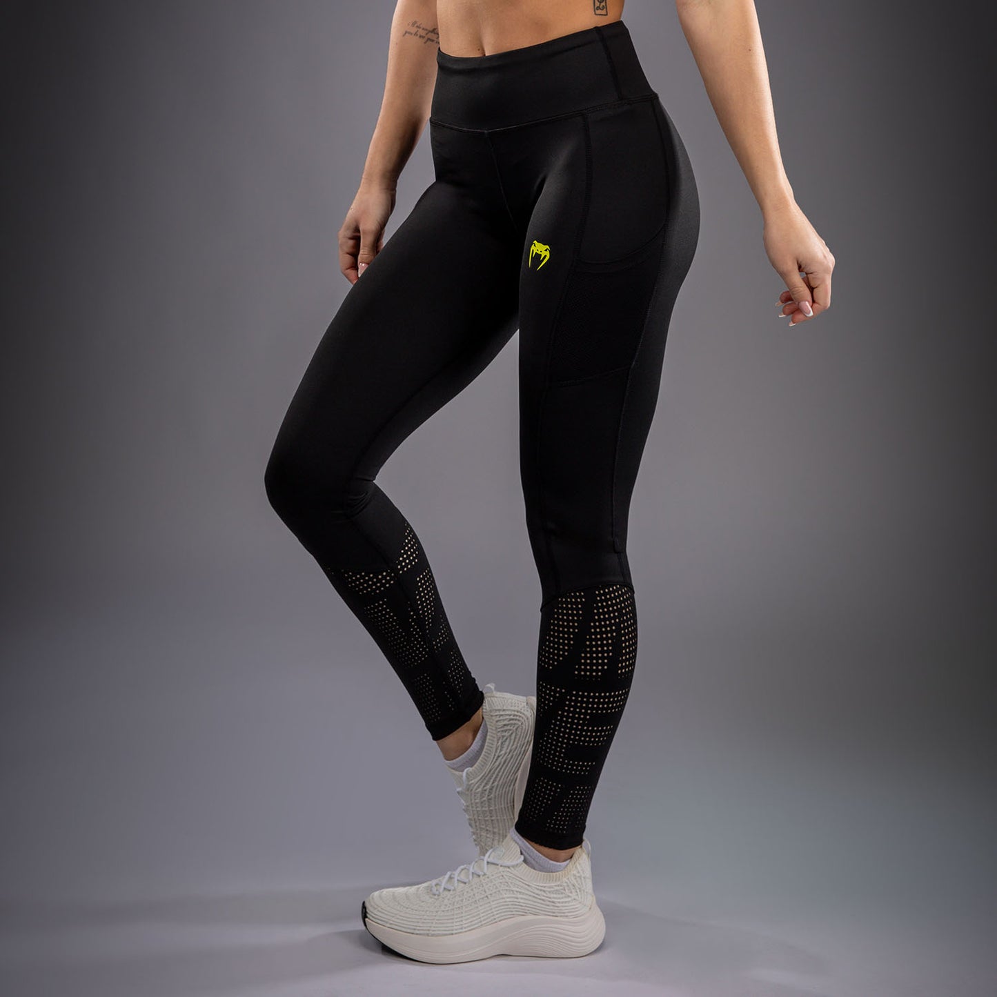 Venum Lazer Legging voor dames - Zwart/Geel