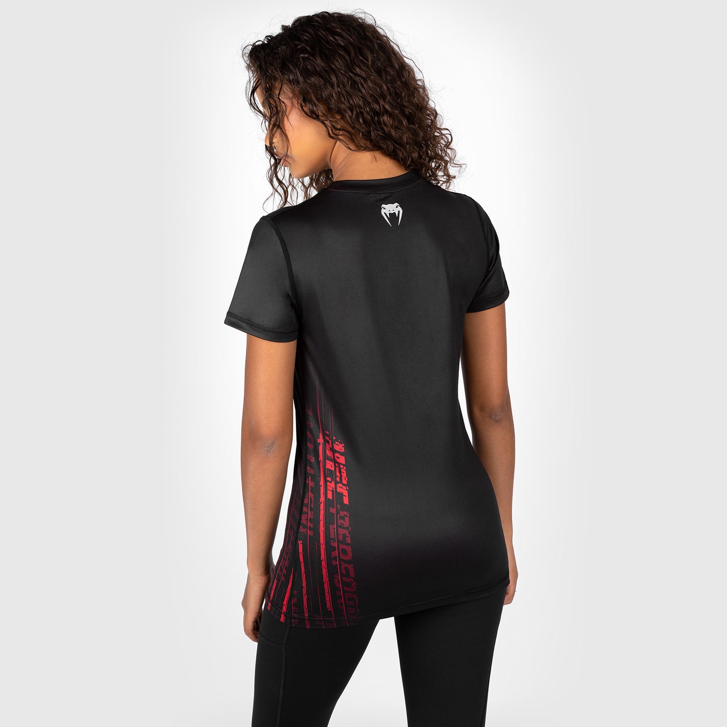UFC Venum Performance Institute 2.0 Dry-Tech T-shirt voor Dames - Zwart/Rood