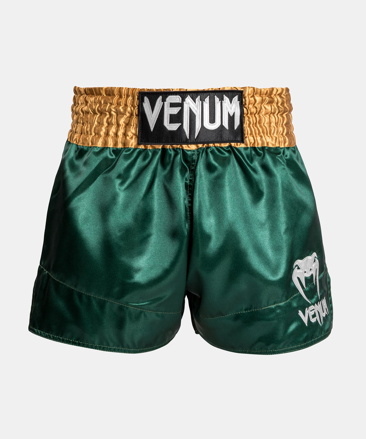 Venum Classic - Muay Thai-short - Groen/Goud/Wit